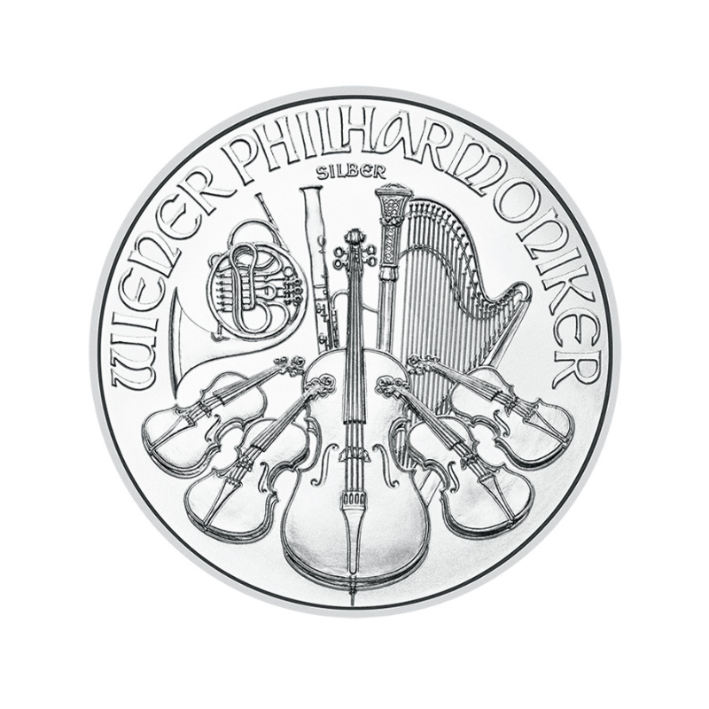 1oz Austria Philharmonicer 2015 999 hõbemünt