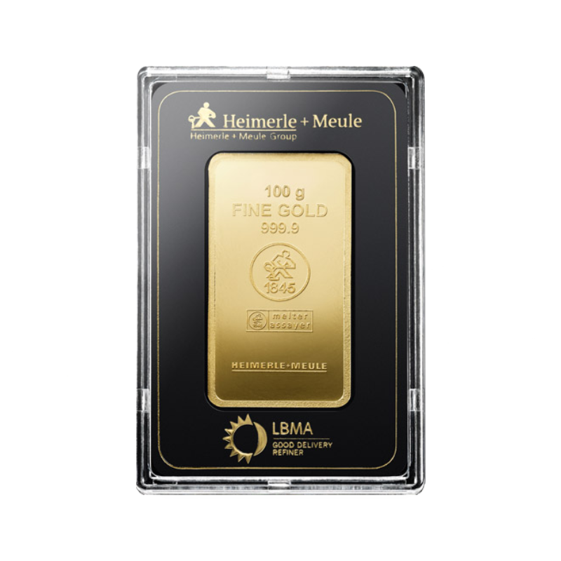 100g Heimerle + Meule 999.9 kuldplaat