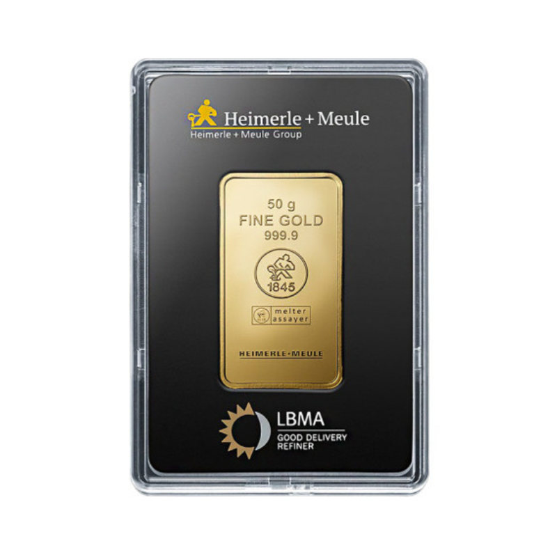 50g Heimerle + Meule 999.9 kuldplaat