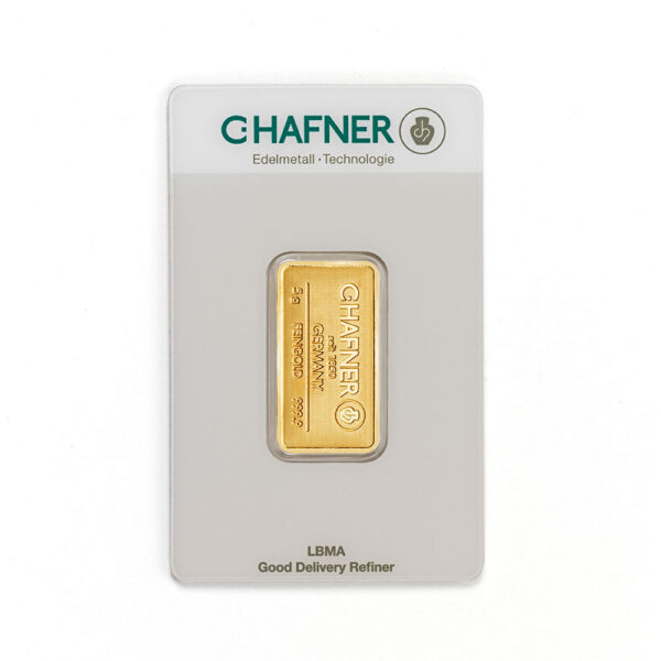 5g C.Hafner 999.9 kuldplaat