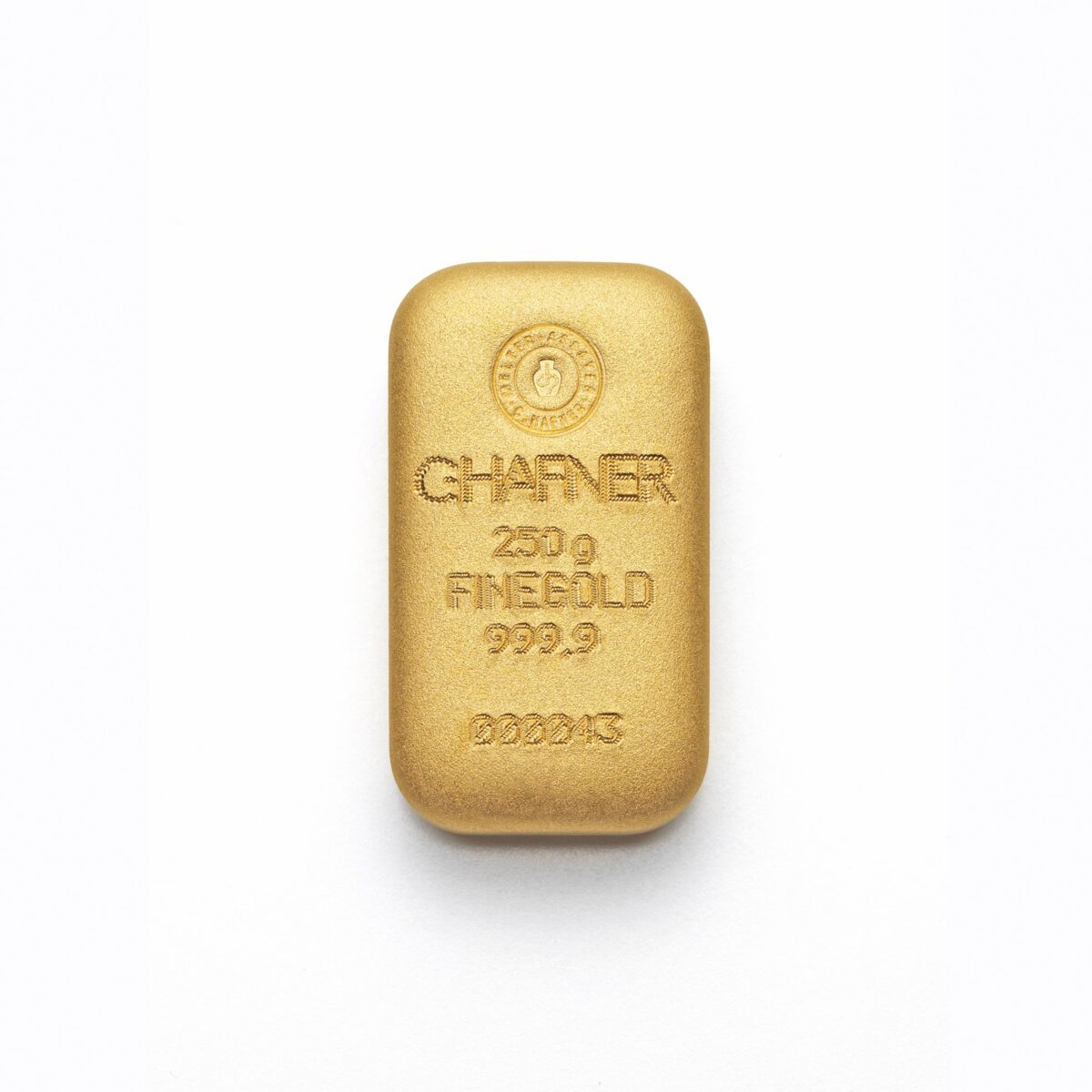 250g C.Hafner 999.9 kuldplaat (valand)