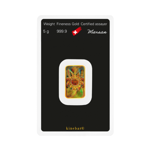 Argor-Heraeus 5g kuldplaat kinebar